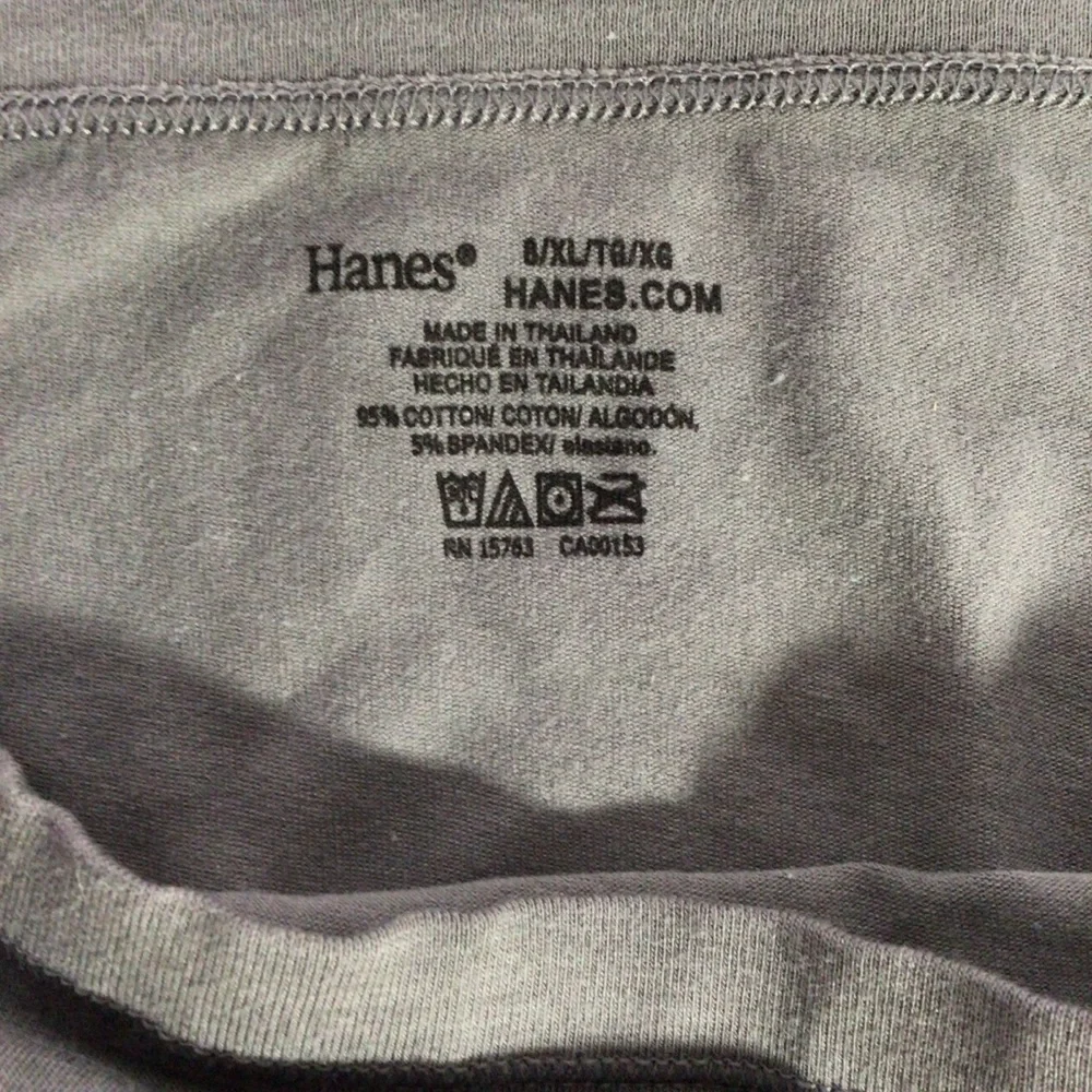 Hanes Gray Cotton Blend Panties Underwear - Size XL - Picture 3 of 3